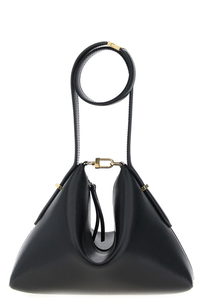 bevel handbag in slightly structured palmellatta leather