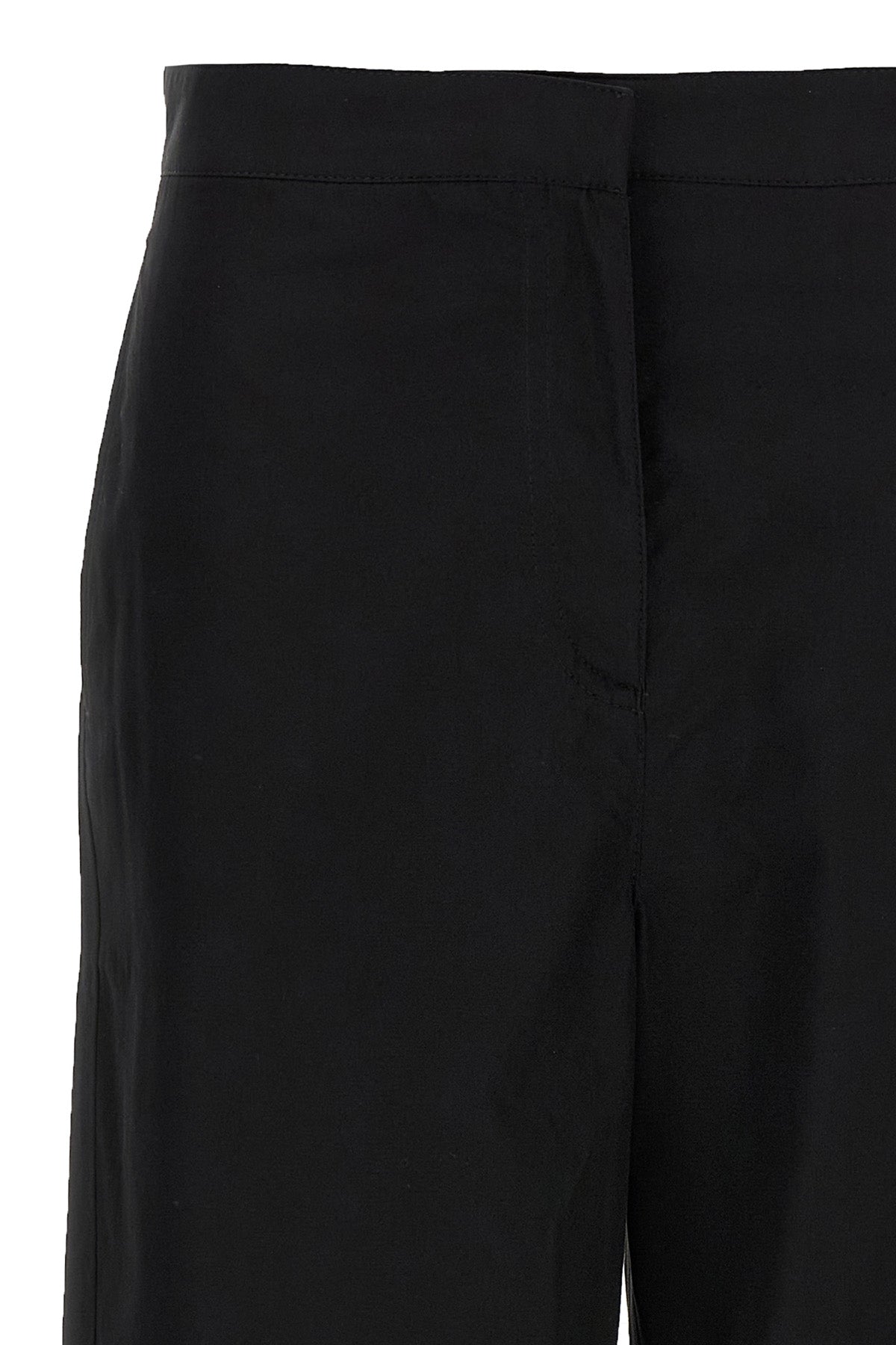 twisted seam pants in light cotton poplin