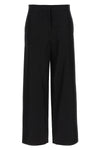 twisted seam pants in light cotton poplin
