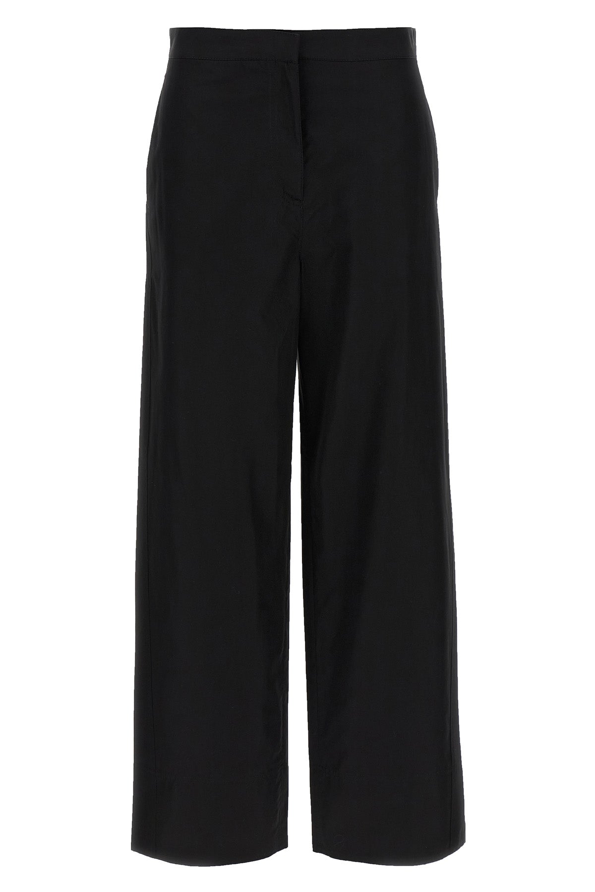 twisted seam pants in light cotton poplin