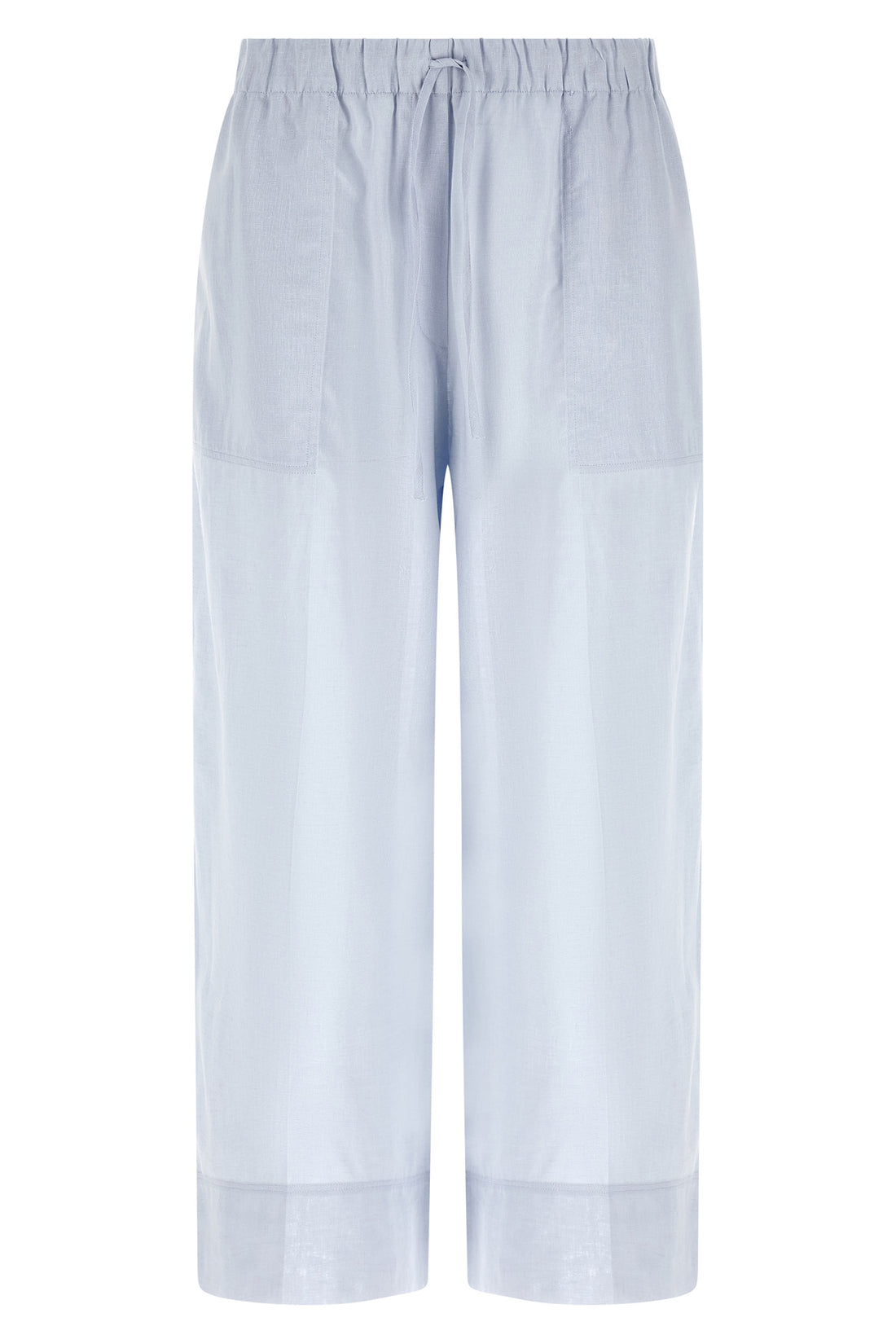 TOTEME 32 summer pants in a light breathable and slightly transparent linen and cotton b