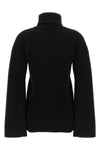 ribbed wool turtleneck sweater