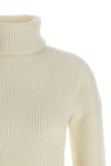 slit sleeve wool sweater