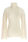 slit sleeve wool sweater