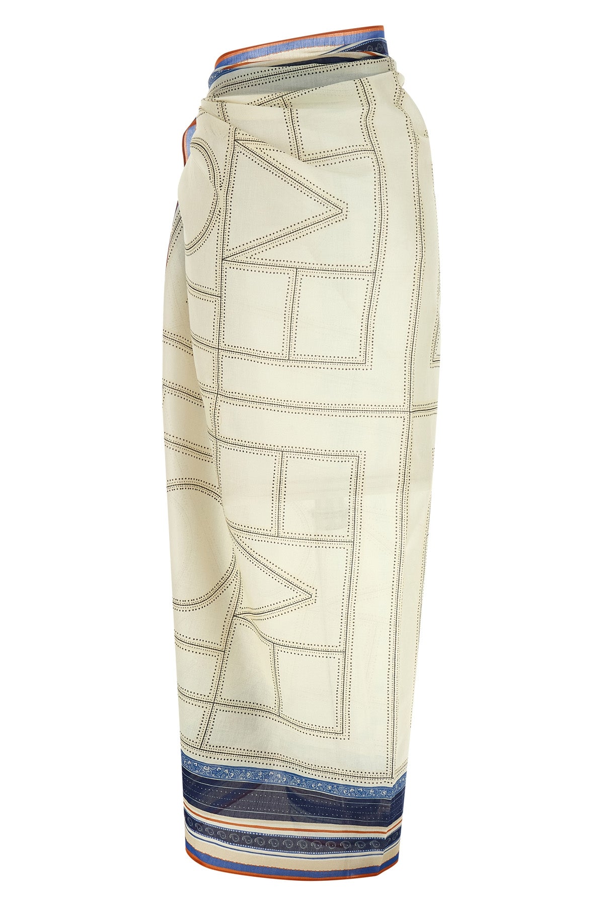 sarong collector in lightweight cotton voile print
