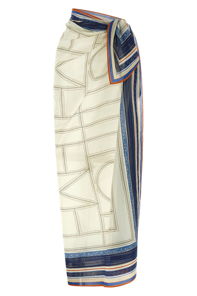 sarong collector in lightweight cotton voile print