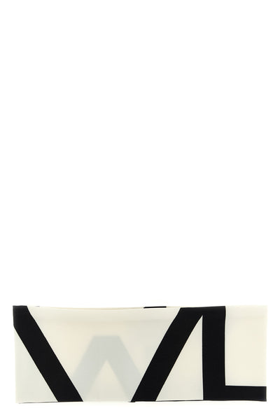 lightweight and stretch monogram print hairband in four directions