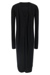 cocoon cape viscose midi dress