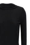 cocoon cape viscose midi dress