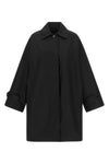 totemes 2-in-1 car coat redefines the codes of outerwear through a trapezoid si