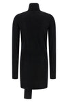 double-sleeve cashmere and silk blend turtleneck