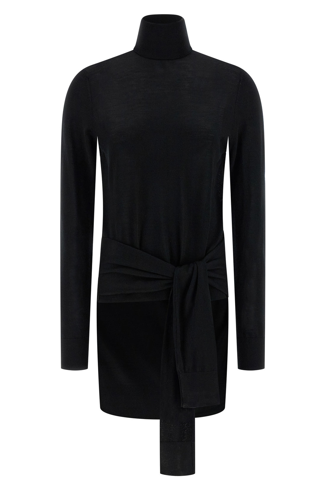 TOTEME S double-sleeve cashmere and silk blend turtleneck