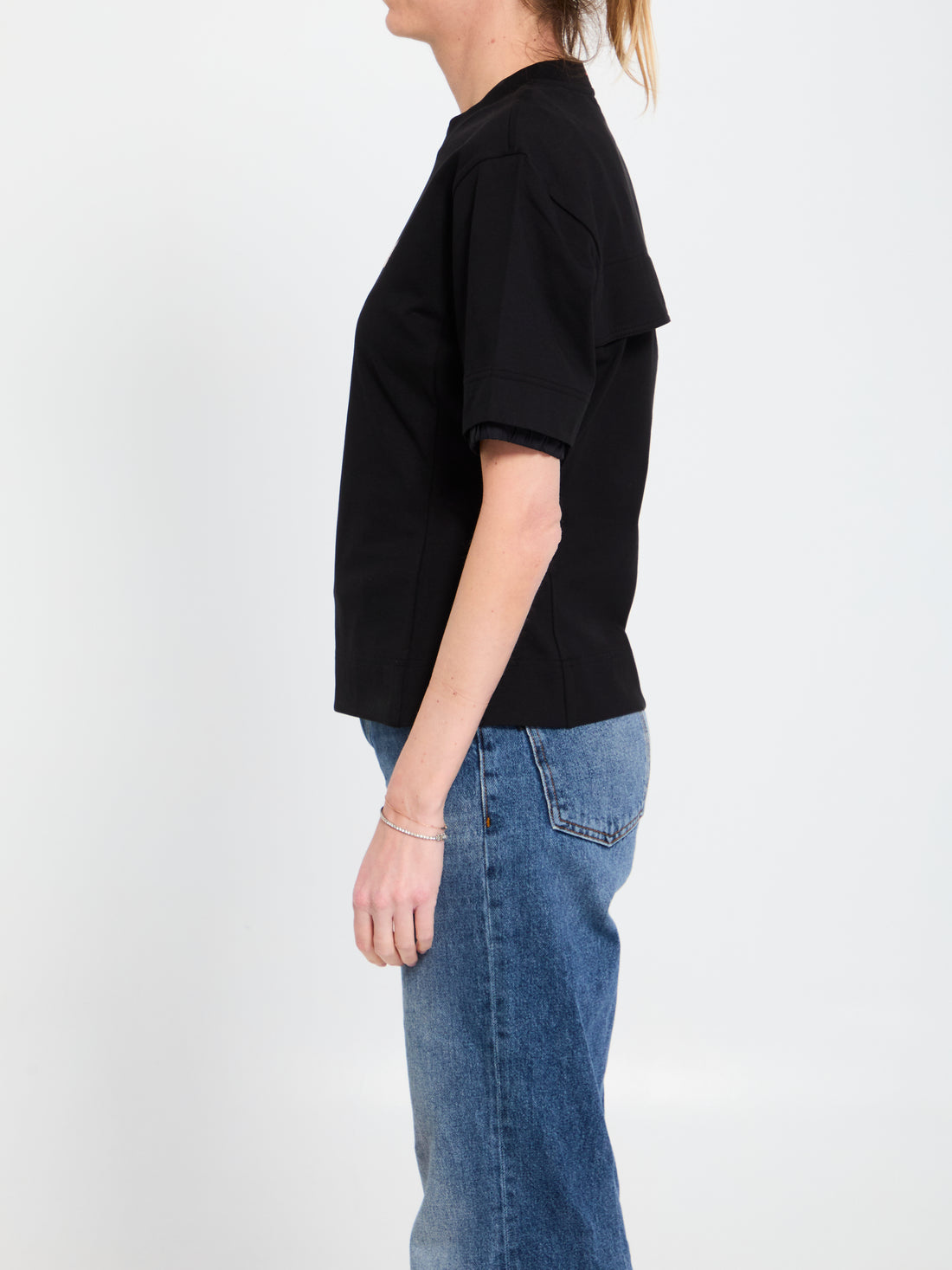 MONCLER GRENOBLE M stretch cotton t-shirt