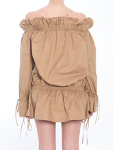 SAINT LAURENT 36 ruched mini dress