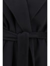 long virgin wool coat
