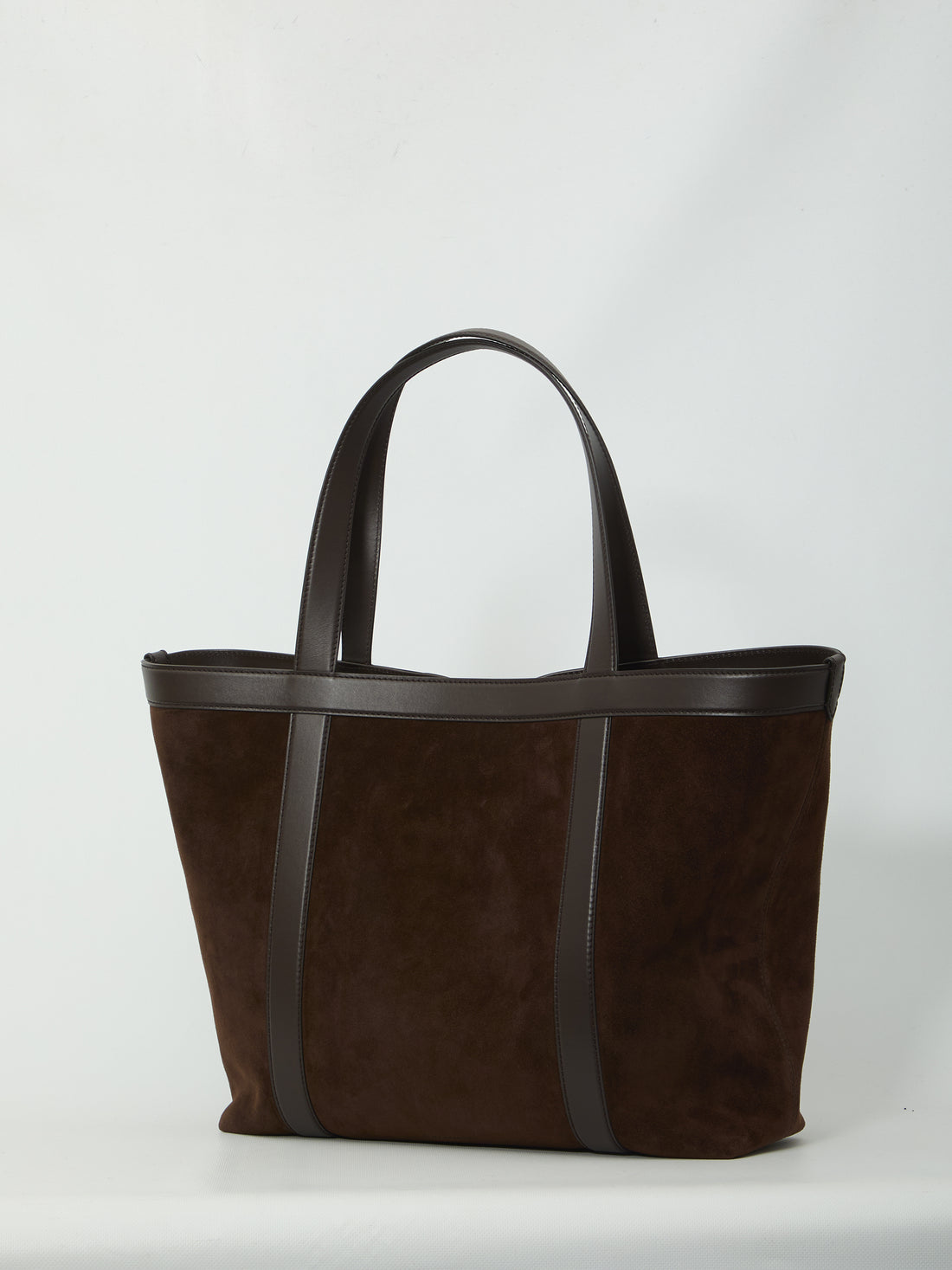 DOLCE&amp;GABBANA OS suede leather shopping bag 