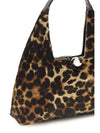 small trapeze leopard handbag