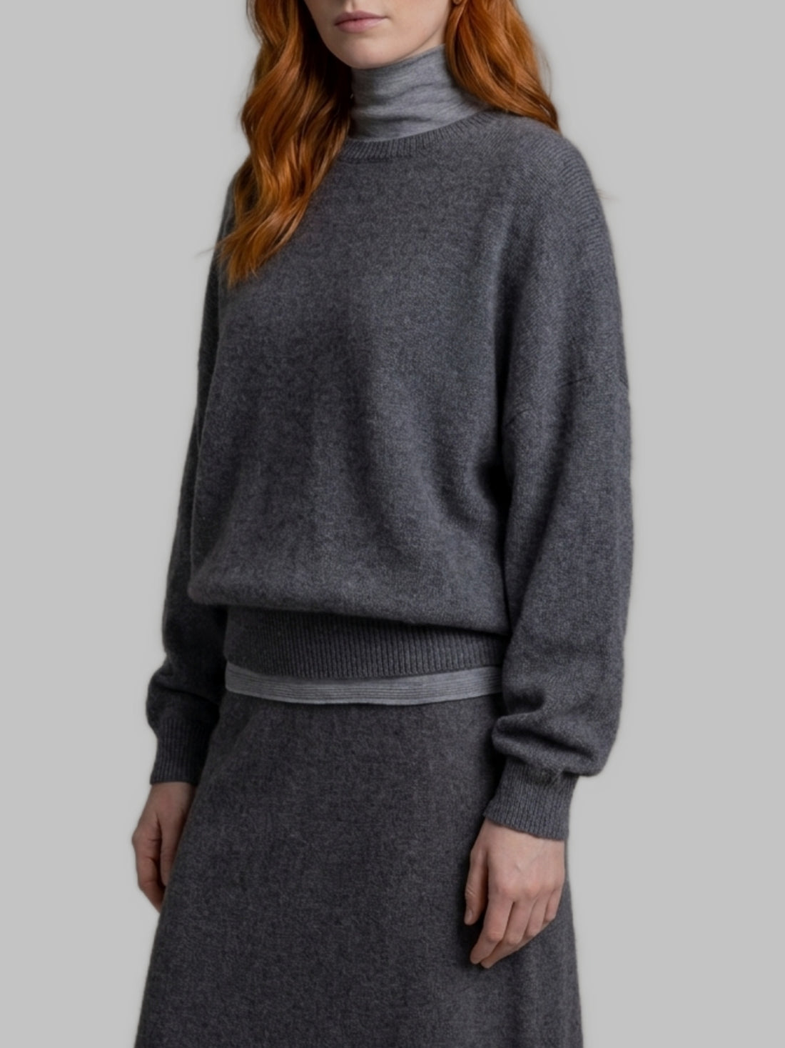 LISA YANG 0 graphite veira sweater 