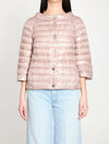 reversible short down jacket