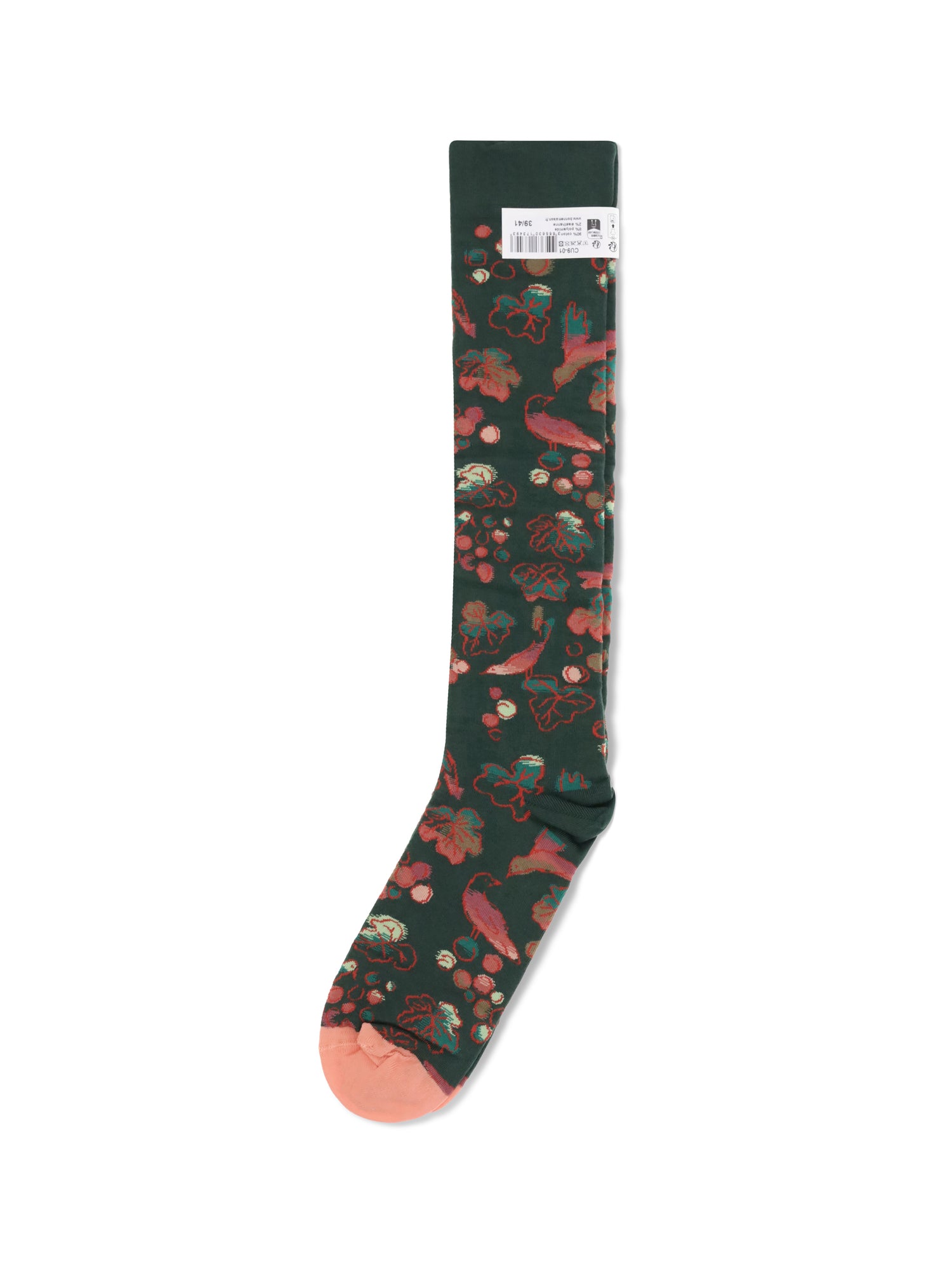 BONNE MAISON 36-38 nature-inspired pattern socks