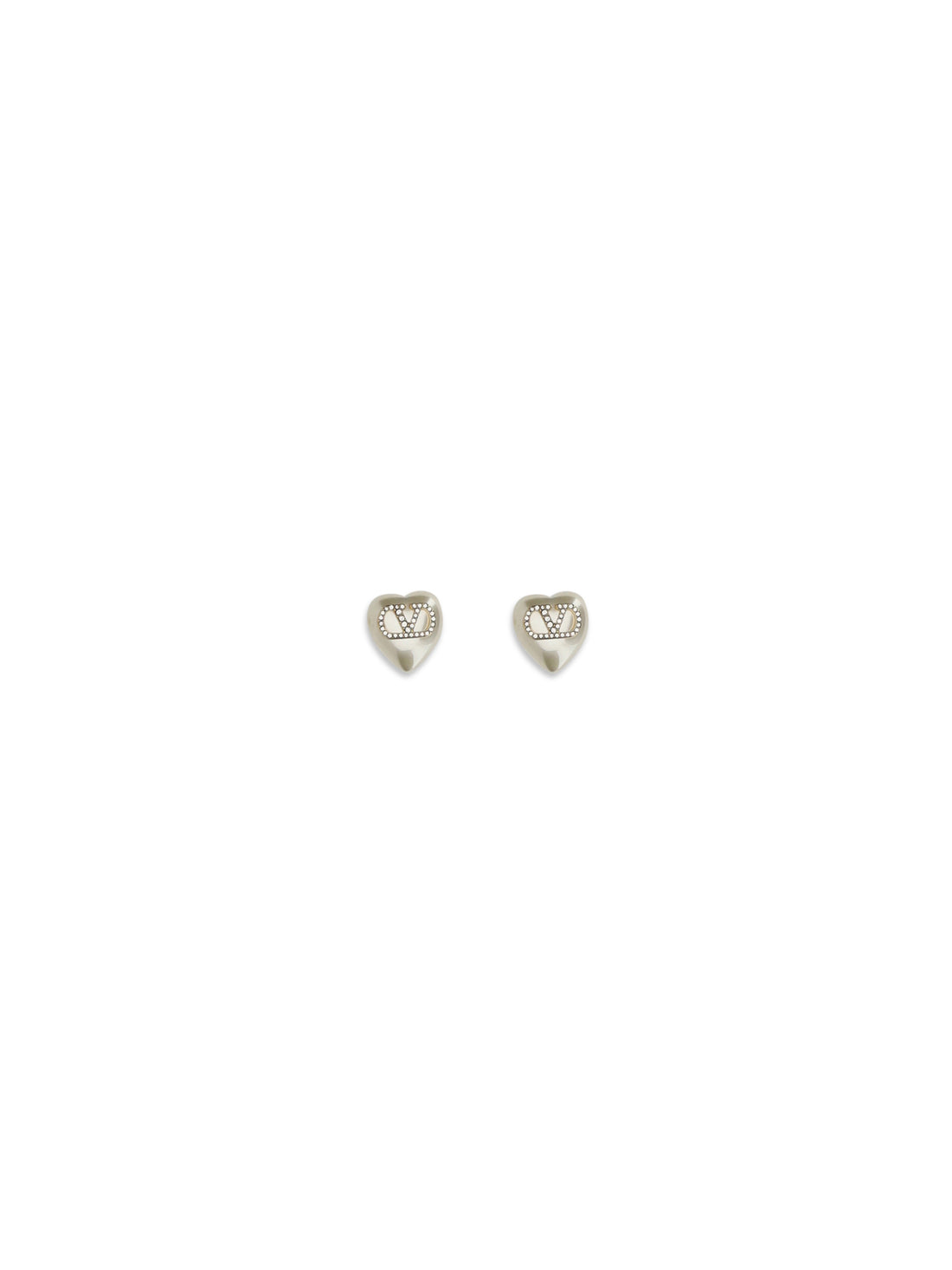 VALENTINO GARAVANI OS vlogo signature pearl earrings