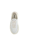 medalist platform leather sneakers