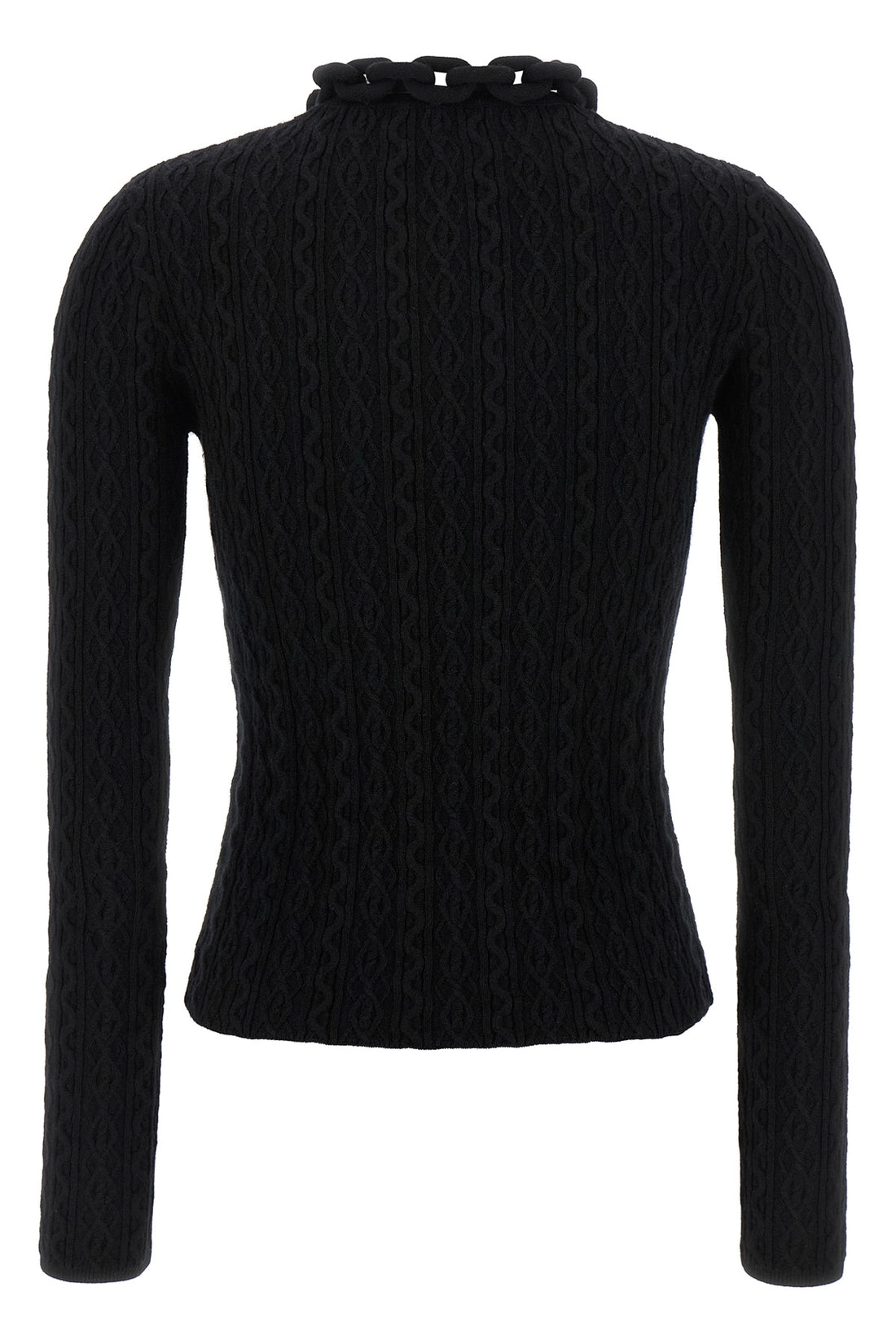 RABANNE S ribbed wool and cashmere blend sweater