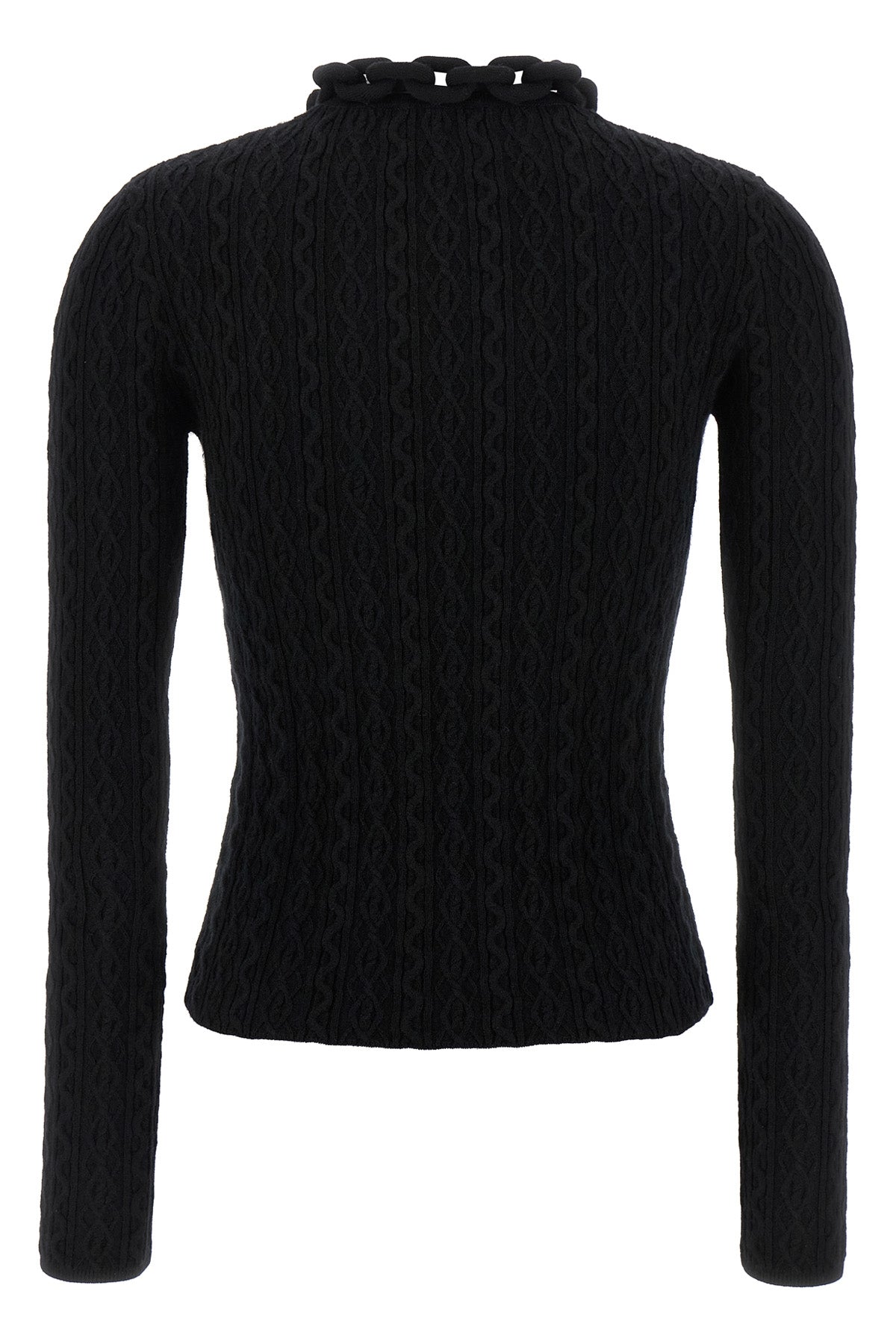 ribbed wool and cashmere blend sweater
