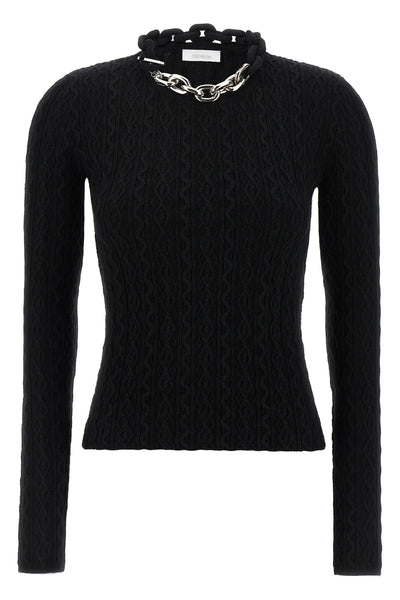 ribbed wool and cashmere blend sweater