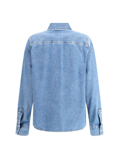 JACOB COHEN 42 western cotton denim shirt