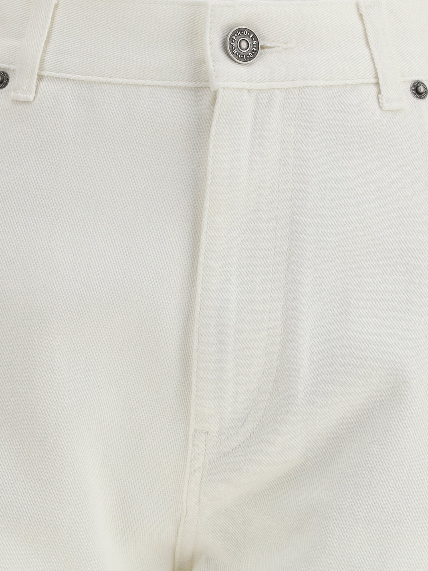 PHOEBE PHILO 38 arch jeans with raw edge hem