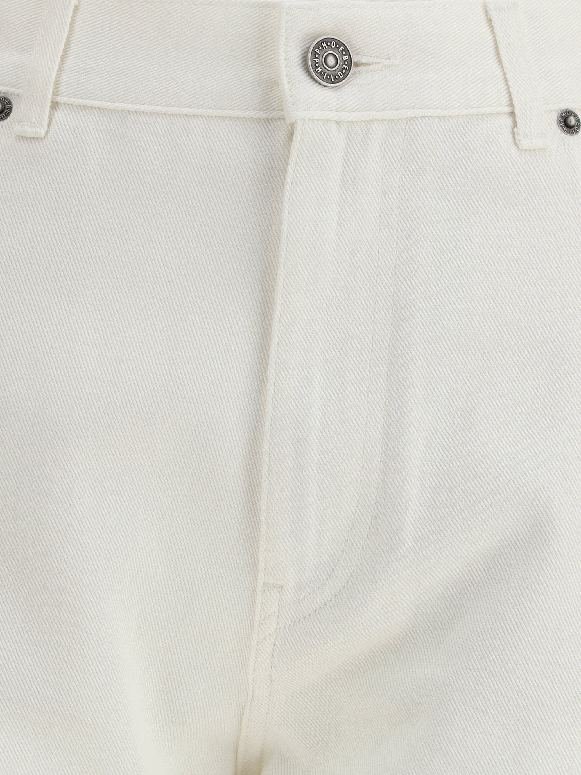 PHOEBE PHILO 38 arch jeans with raw edge hem