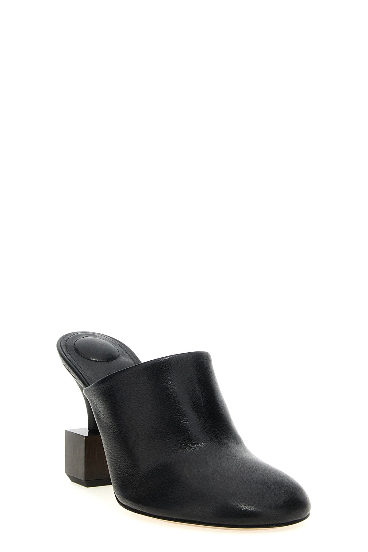 les mules bisou smooth leather mules