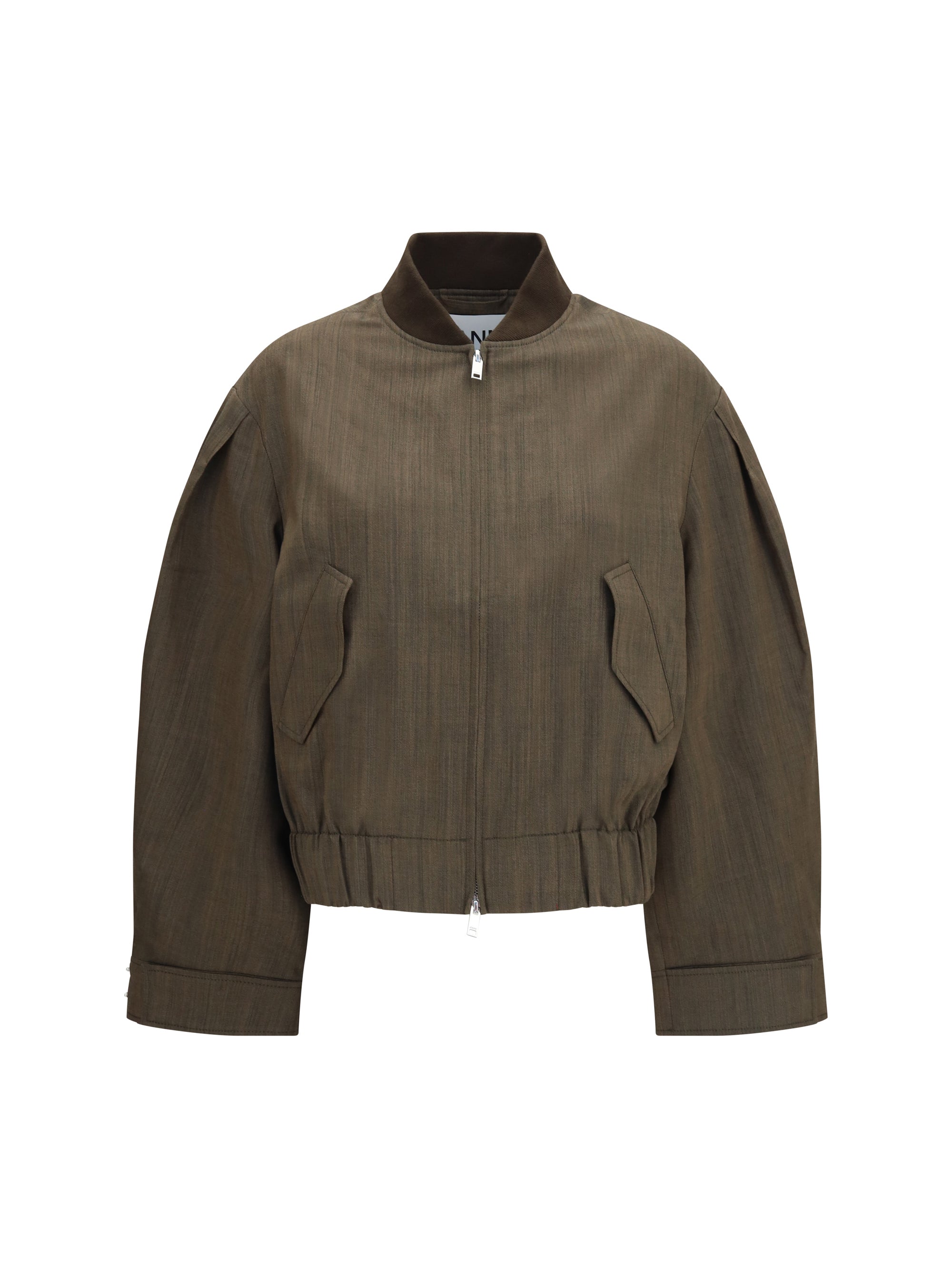 lightweight wool bomber jacket