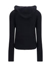 alpaca-blend zip-up hoodie