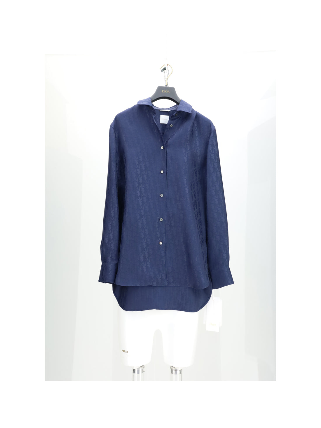 DIOR 38 shirt oblique ton sur ton