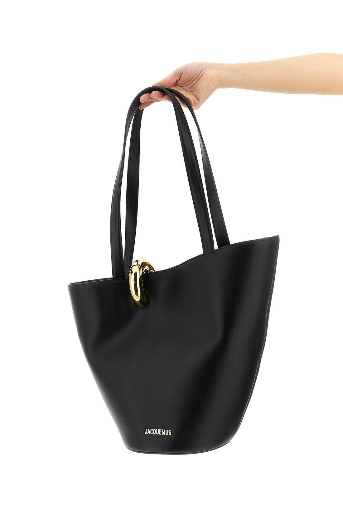 JACQUEMUS OS le bambola moyen shoulder bag in smooth leather