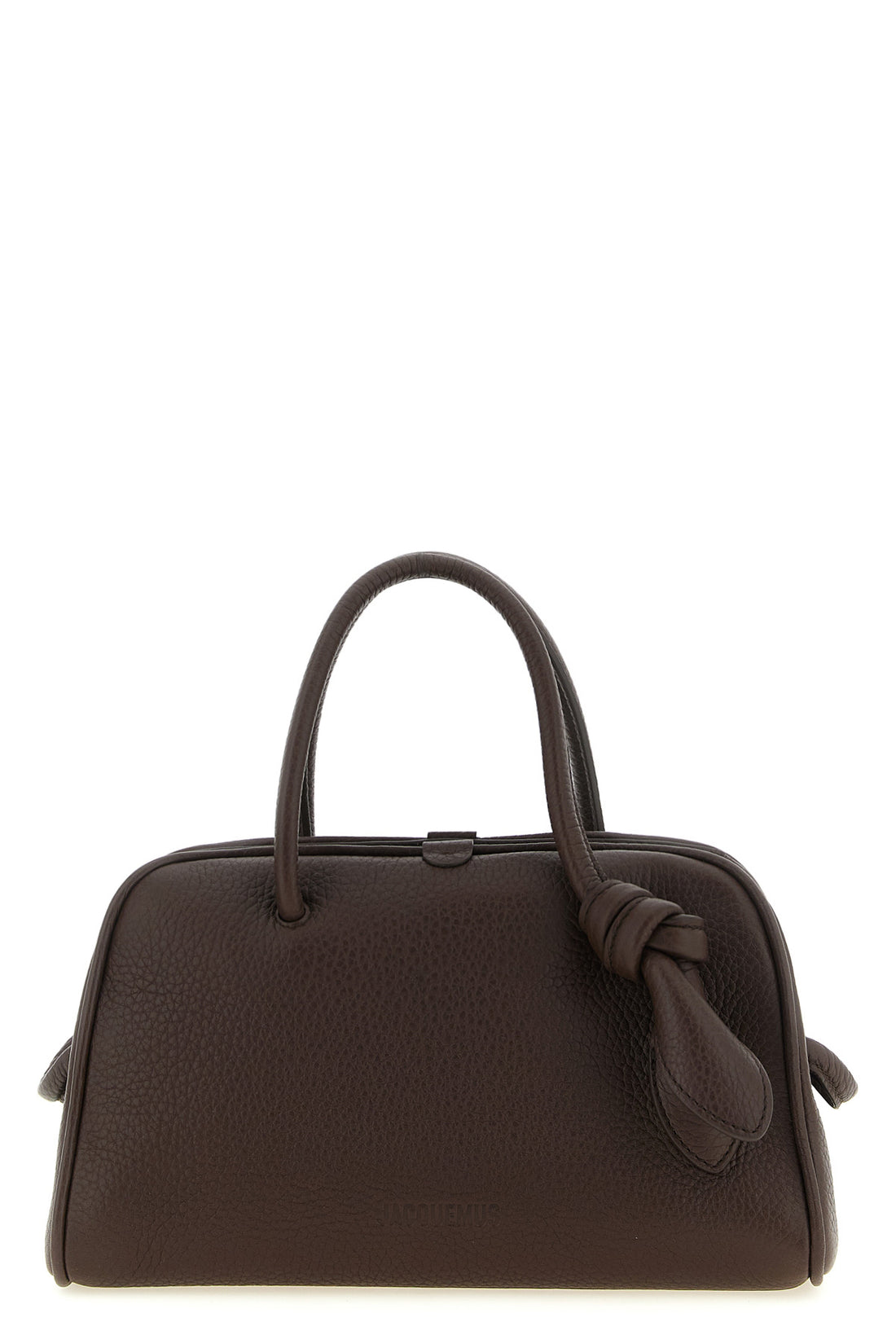 JACQUEMUS OS the jacquemus le petit turismo handbag reinterprets the classic bowling silhou