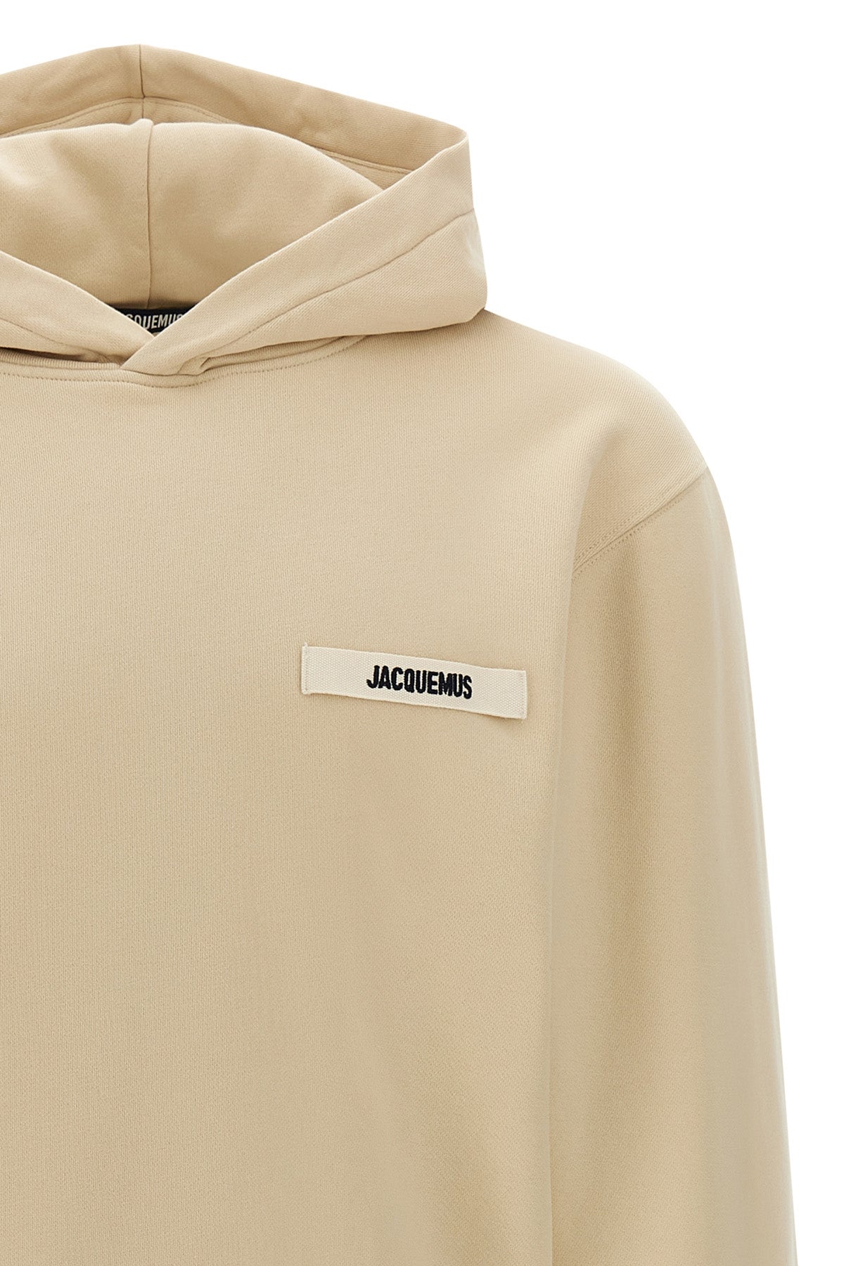 le hoodie gros-grain hoodie in slightly fleece cotton