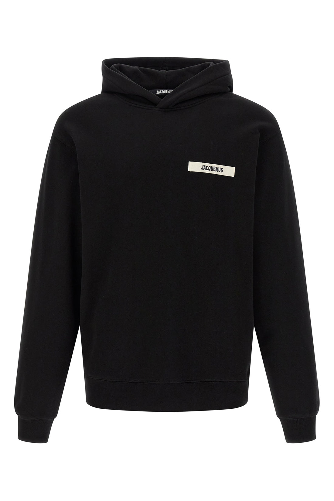 JACQUEMUS L le hoodie gros-grain cotton hoodie