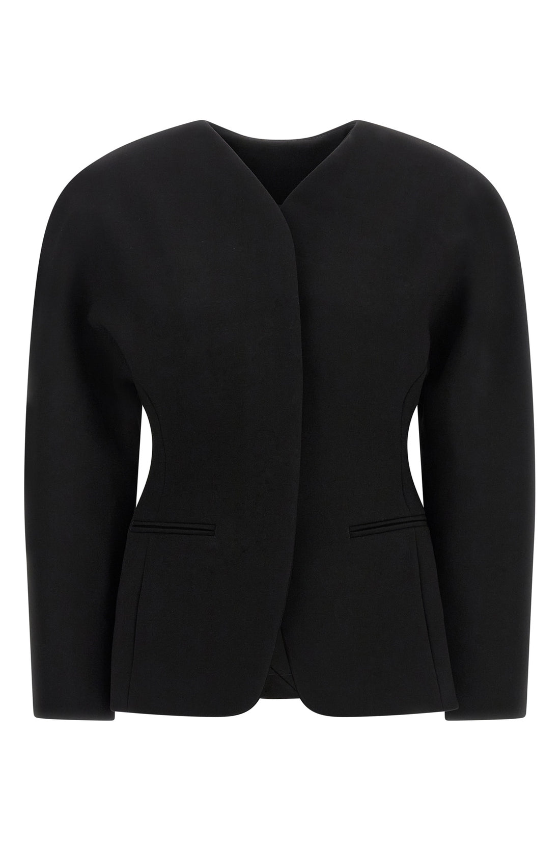 JACQUEMUS 36 the jacquemus la veste ovalo blazer redefines the codes of contemporary tailor
