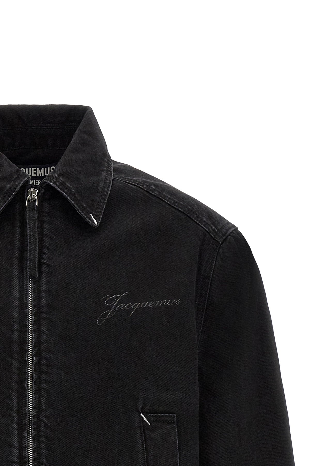 the jacquemus la veste de-nîmes canevas denim jacket