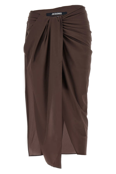 le jupe paréo midi skirt in lightweight