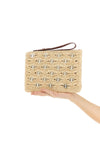 raffia pouch