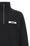the jacquemus le camionneur gros grain turtleneck sweatshirt