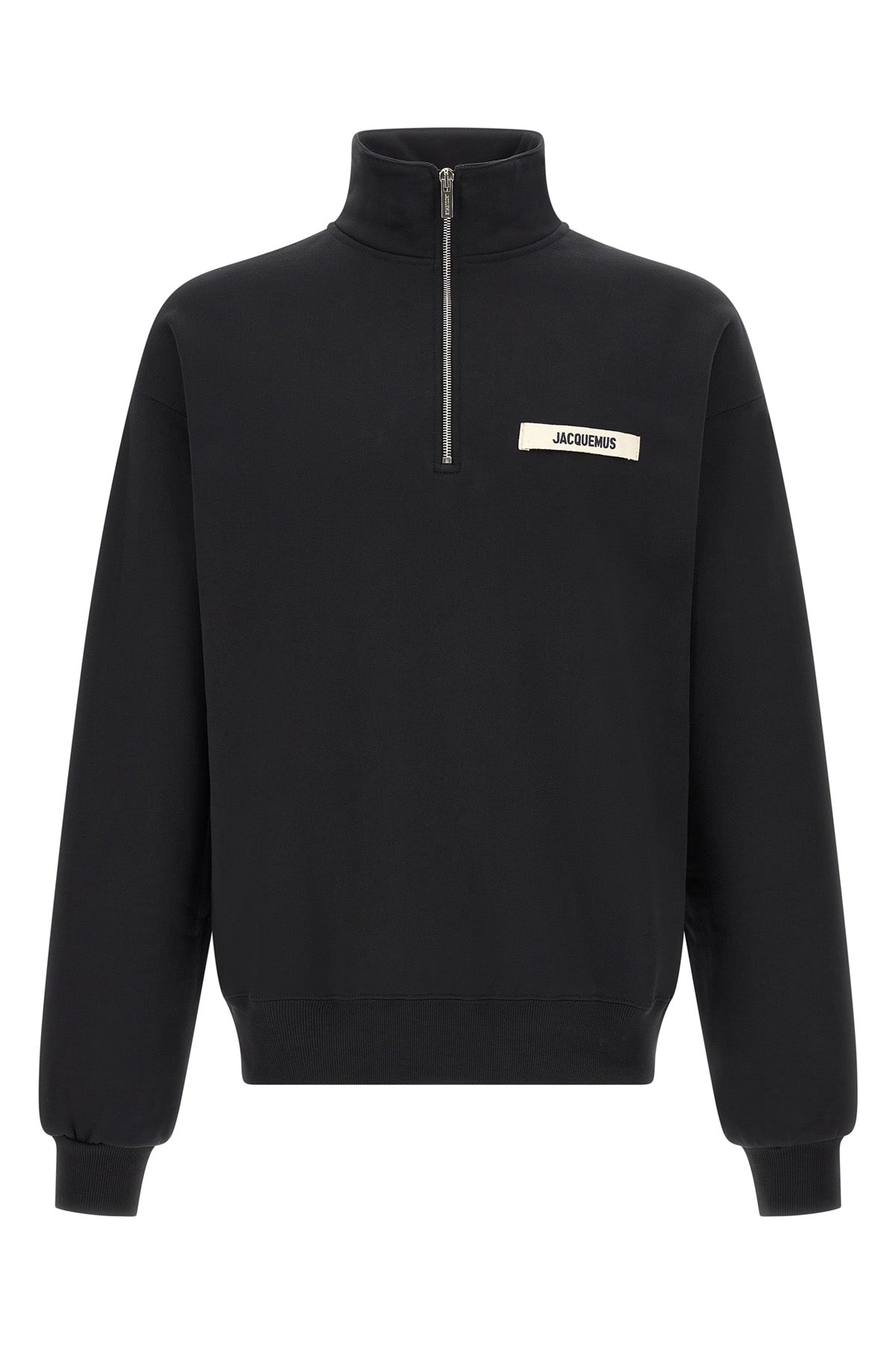 the jacquemus le camionneur gros grain turtleneck sweatshirt