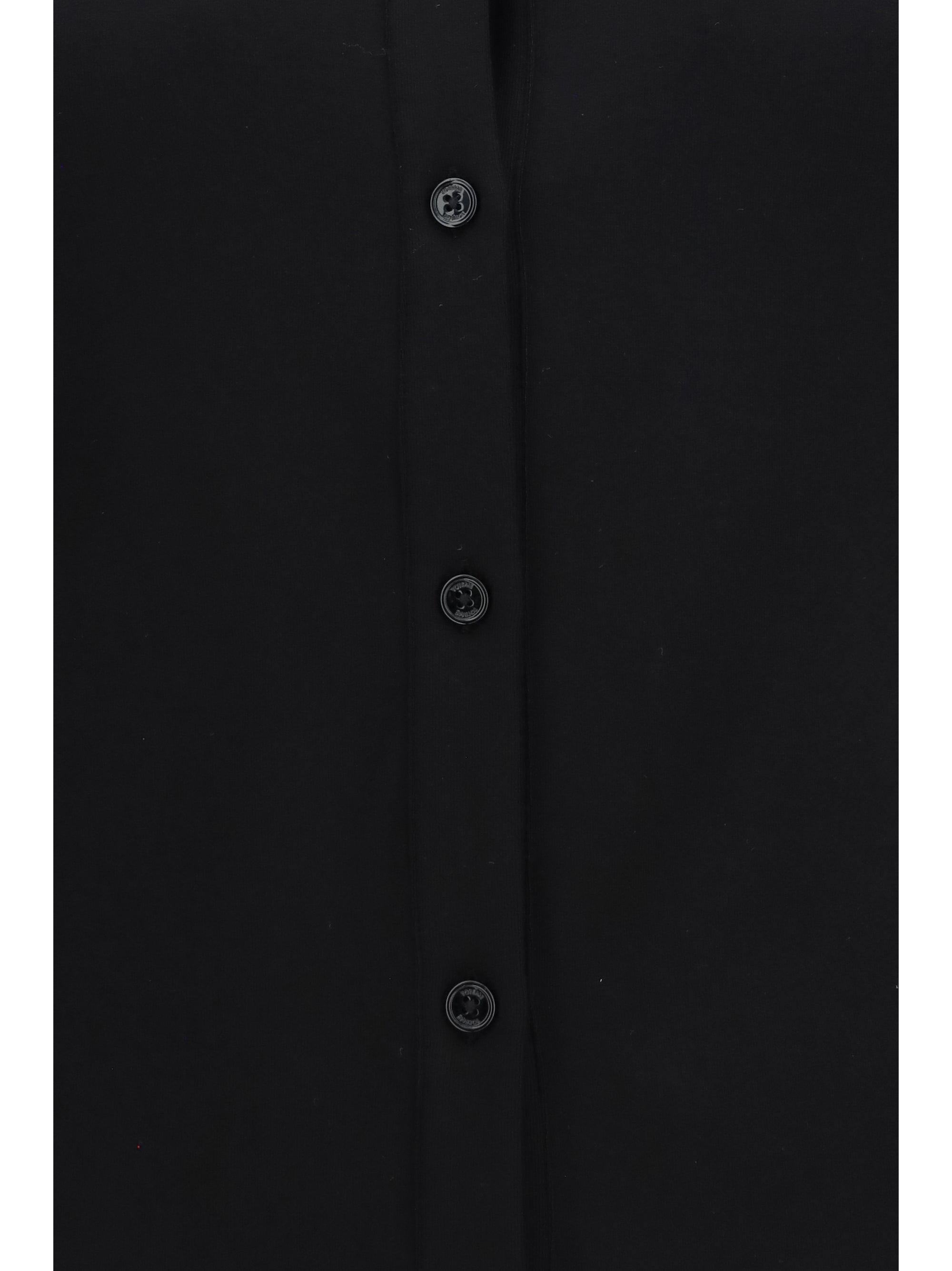 viscose shirt with high cuffs
