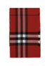 BURBERRY OS wool check wide scarf