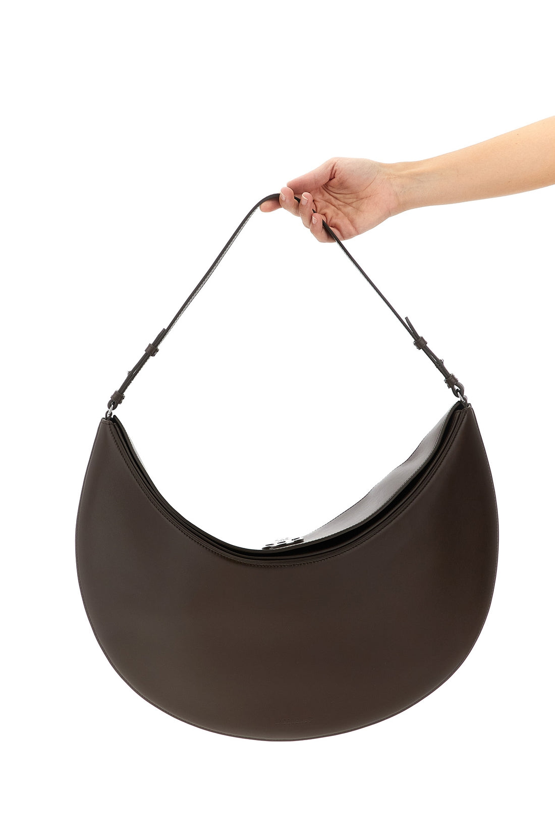 JACQUEMUS OS le sac ovalo leather shoulder bag