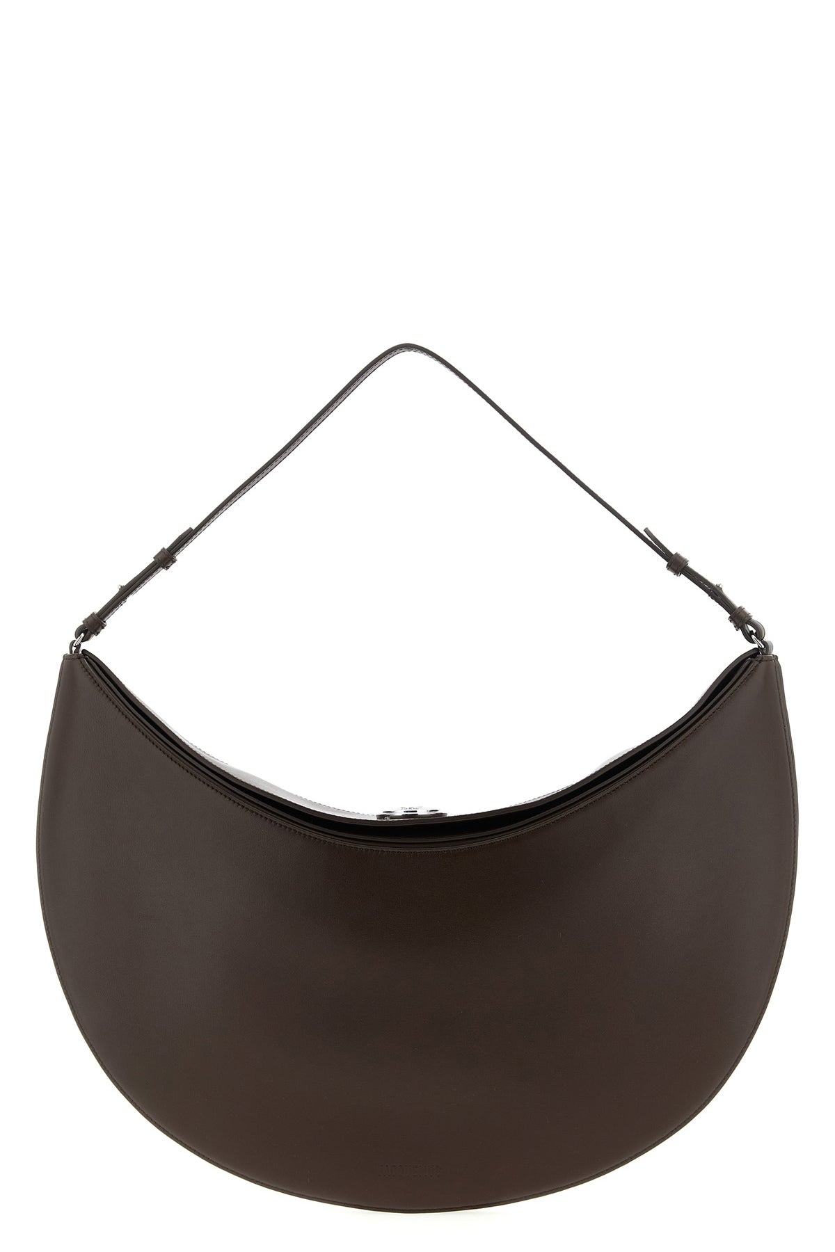 le sac ovalo leather shoulder bag